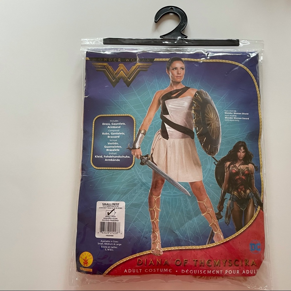 Wonder Woman Diana of Themysicra Costume Size Size 6-10